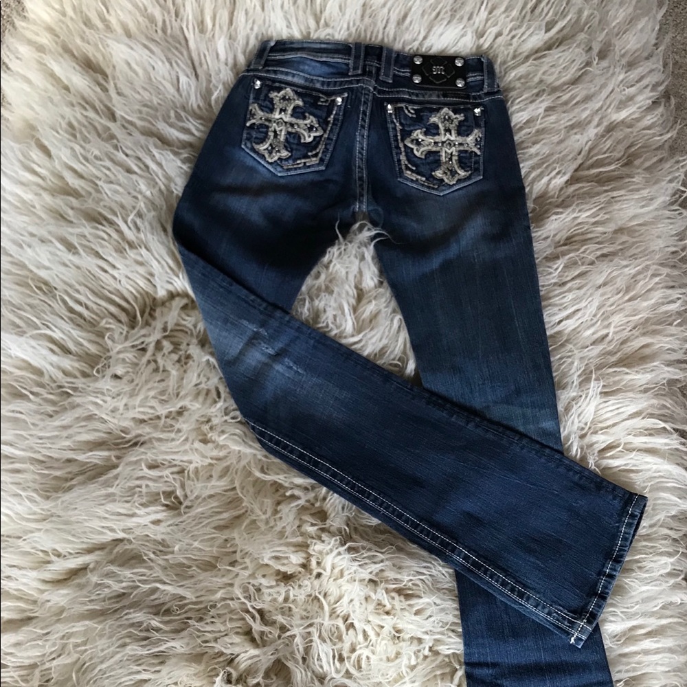 Miss Me boot cut jeans 27x35